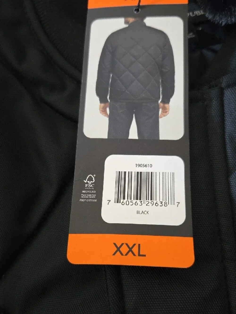 Banana Republic Men's Quilted Bomber Jacket NWT Black XXL Insulated Full Zip